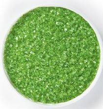 Picture of GREEN SUGAR CRYSTALS  X 1 GRAM MINIMUM ORDER 50G